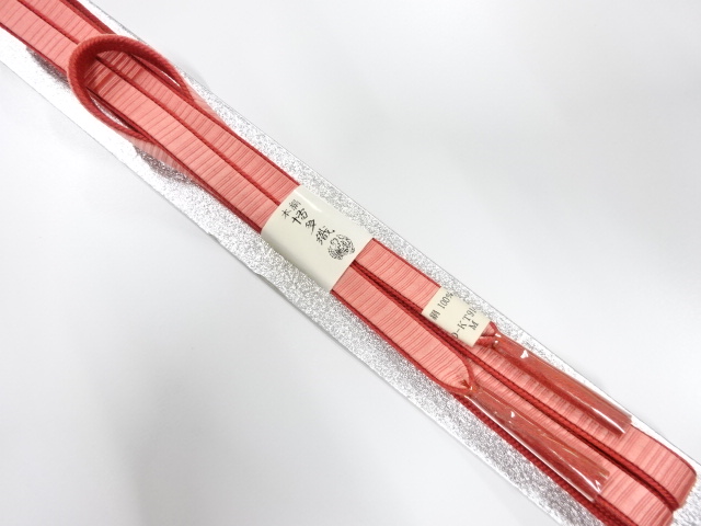 未使用品　正絹　手組帯締め